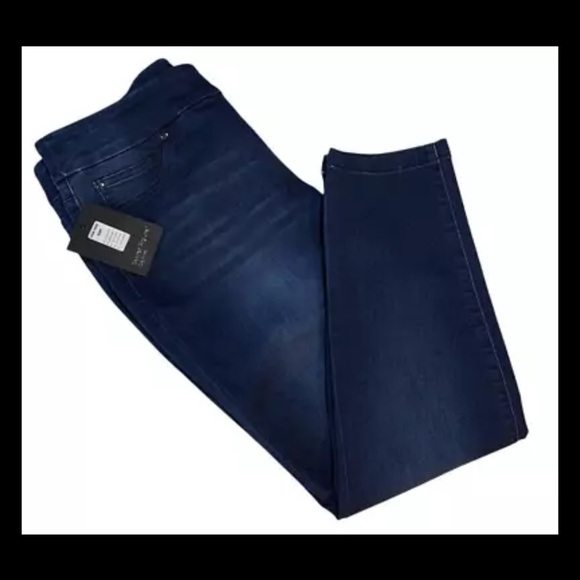 NWT Rekucci Women's Secret Figure Premium Denim Pull-On Jean 10 Petite - Picture 4 of 11